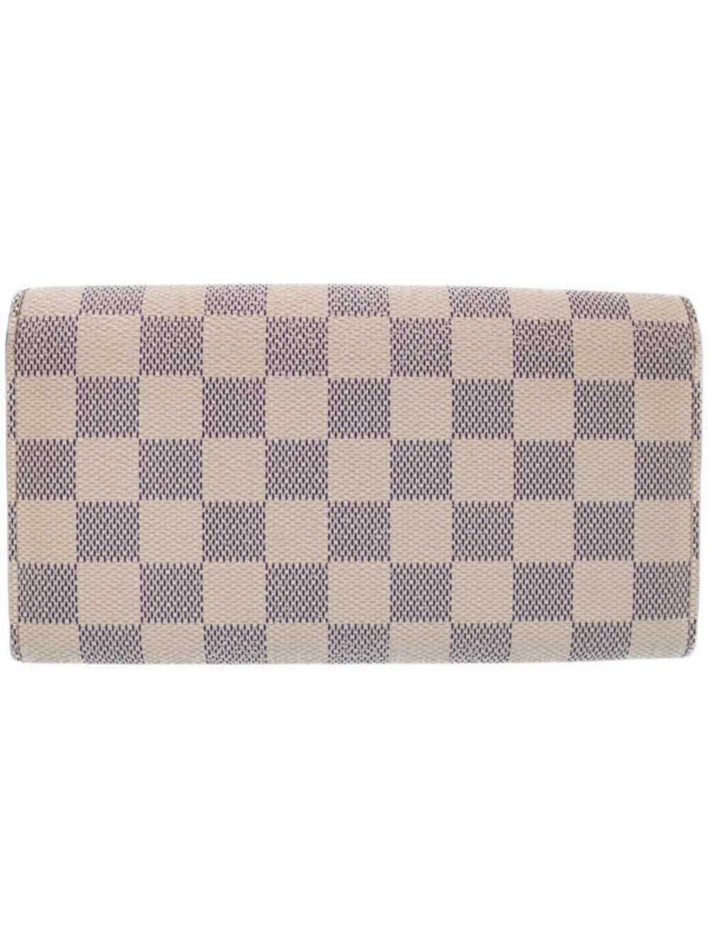 Louis Vuitton Wallet Sarah Azur White Portefeuille Damier fold Long Bi White